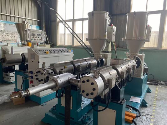 linea ondulata doppia dell'estrusione del tubo del PE pp e del PVC di 50-160mm che fa macchina