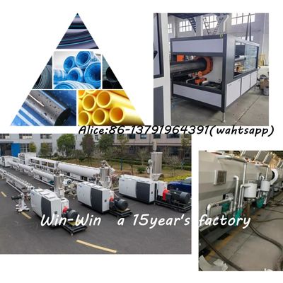 Linea elettrica dell'estrusione del tubo del PVC dell'acqua di plastica automatica del PVC UPVC Controllo dello SpA