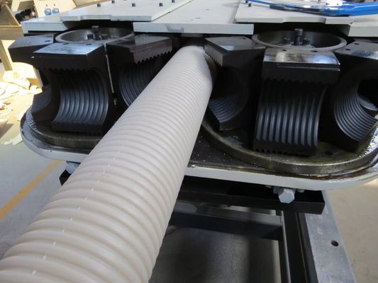 Linea di produzione ondulata doppia del tubo del PVC macchina dell'espulsore