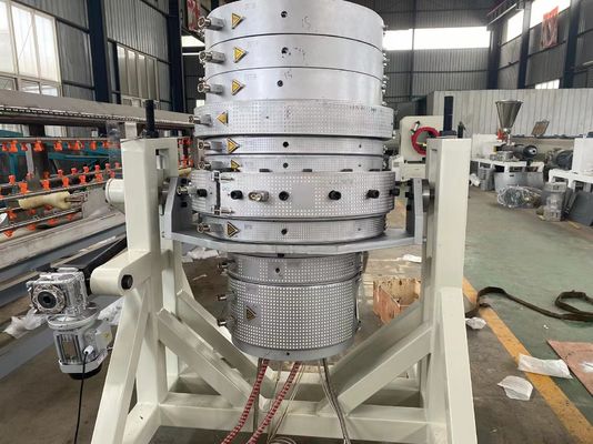 160-500mm 3 strati del PE della plastica della metropolitana dell'acqua che fa la linea dell'estrusione del tubo dell'HDPE della macchina