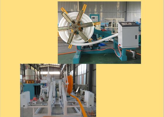 100kw integrale 12m/Min Corrugated Drain Pipe Extruder