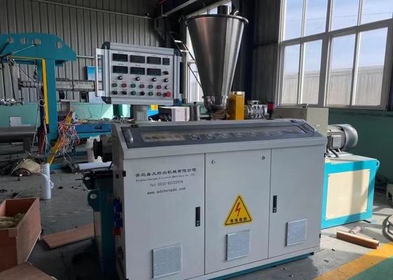 Linea ondulata a parete semplice 20kg/H dell'estrusione del tubo del PE del PVC pp che fa macchina