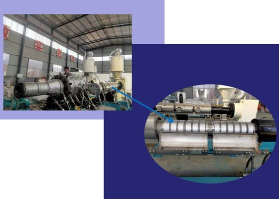 Linea di produzione ondulata doppia del tubo dell'HDPE ID200mm ID600 millimetro