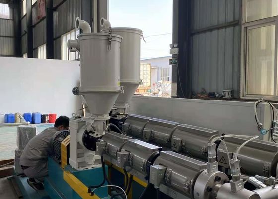 linea di produzione di plastica del tubo del PE dell'HDPE di 200mm alta efficienza
