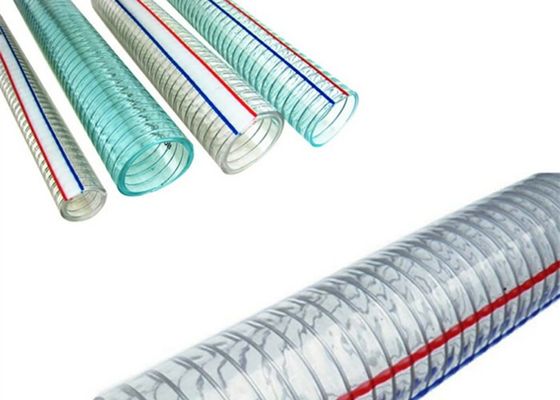 linea di rinforzo dell'estrusione del tubo del filo di acciaio di spirale del PVC di 20-63mm