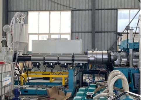 200-250 linea ondulata doppia dell'estrusione del tubo di kg/h PE/HDPE/PVC