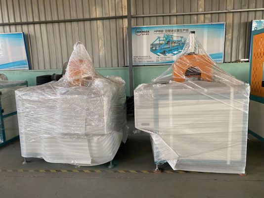 linea ondulata doppia dell'estrusione del tubo del PE pp e del PVC di 50-160mm che fa macchina