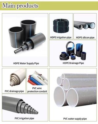 Espulsore elettrico del tubo del condotto del PVC dell'acqua di plastica dello scolo completamente automatico