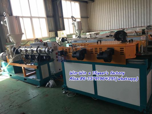Tubo in PVC PE PP che fa linea di produzione a macchina Linea di estrusione di tubi ondulati a vite singola o doppia