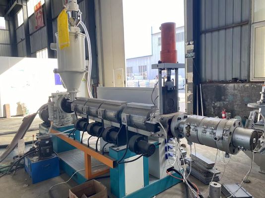 Linea di estrusione della macchina per estrusione di plastica a vite singola per tubo in plastica HDPE PP