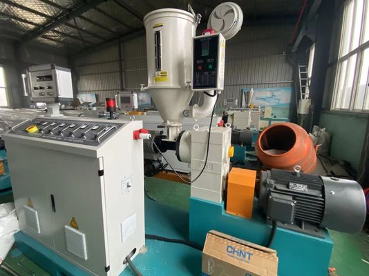 Linea ondulata a parete semplice ad alta velocità dell'estrusione del tubo della macchina di formatura del blocchetto di spinta