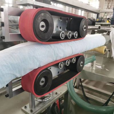 Macchina di rivestimento ondulata avvolta del tessuto della macchina del tubo non