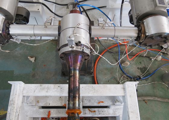 linea di produzione di plastica del tubo della macchina ondulata del tubo del doppio strato di 30kgh 17mm