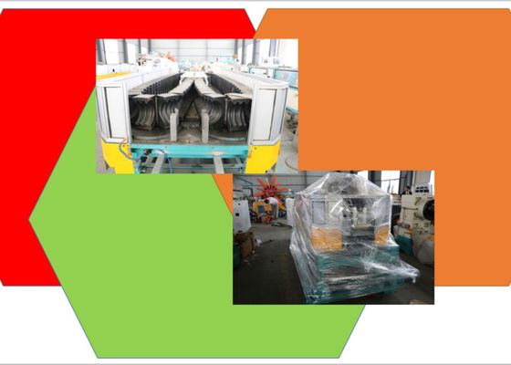 Linea di plastica gemellata macchina di plastica dell'estrusione del tubo dell'estrusore a vite dell'estrusione dell'espulsore