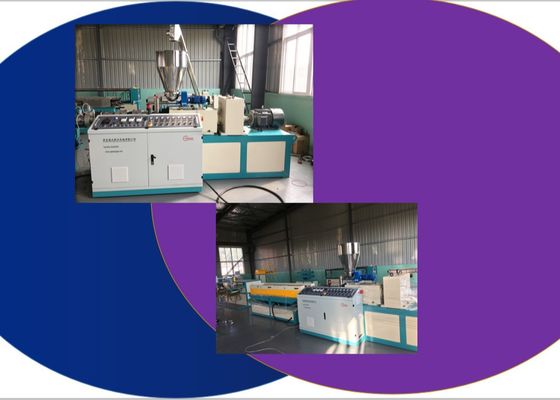 Linea gemellata dell'estrusione del tubo della plastica del LDPE 29mm della vite