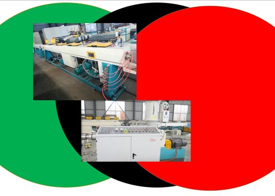 Linea gemellata dell'estrusione del tubo della plastica della vite 750mm dell'HDPE