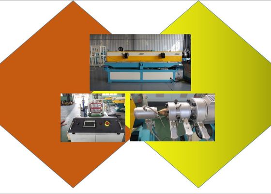 Macchina del tubo ondulata plastica a parete semplice dell'HDPE 550mm