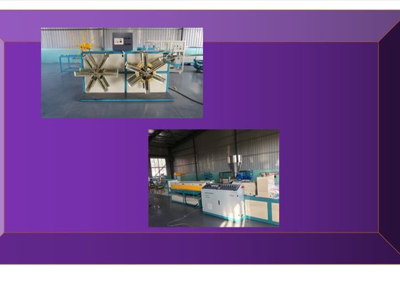 Linea di produzione nera del tubo del PE del tubo di acqua dell'estrusore a vite del gemello del PVC 100Kgh