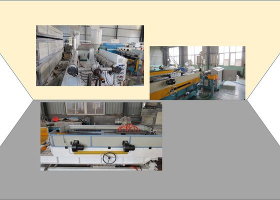 Due linea dell'estrusione del tubo della plastica delle cavità UPVC 56mm
