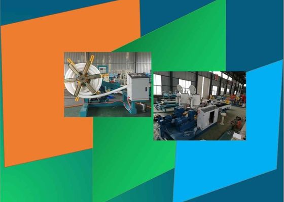 Doppia linea di produzione di plastica del tubo 50kg/H della vite 160mm