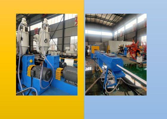 linea ondulata dell'estrusione del tubo dell'HDPE profondo della vite dello SpA 250kgh