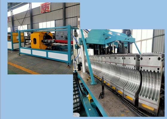 Singola linea ondulata dell'estrusione del tubo del PVC 800mm della vite
