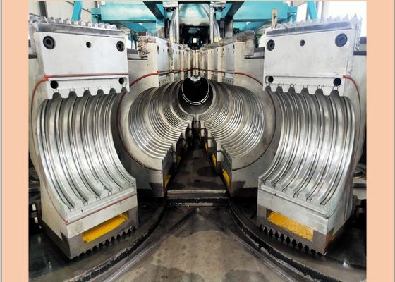 Linea ondulata dell'estrusione del tubo del PE 400mm del PVC pp dello SpA
