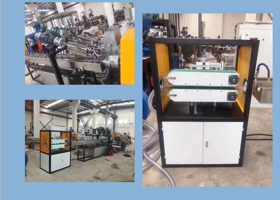 Lo SpA del PVC dell'HDPE doppio ha ondulato la linea dell'estrusione di tubi
