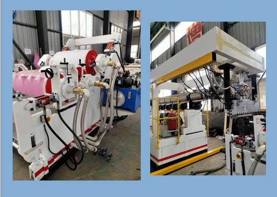 linea di plastica singolo espulsore dell'estrusione dello strato di 1000mm di strato della vite pp PS di 500kg/H