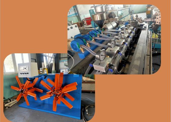 macchina della fabbricazione di cavi del cavo dell'espulsore della guaina del PVC 40m/Min