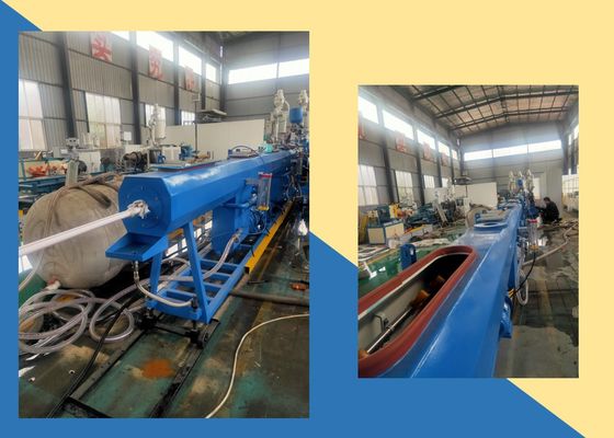 3 strati di 12m/Min 8KN dell'HDPE del tubo della linea singola vite dell'estrusione