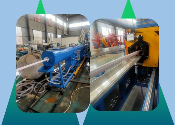 Linea tripla macchina dell'estrusione del tubo dell'HDPE di strato dell'estrusione del tubo del gemello del polipropilene