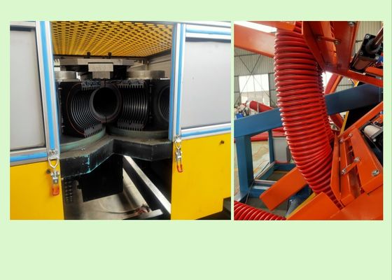 Linea ondulata 100kg/H dell'estrusione del tubo della vite profonda a parete semplice