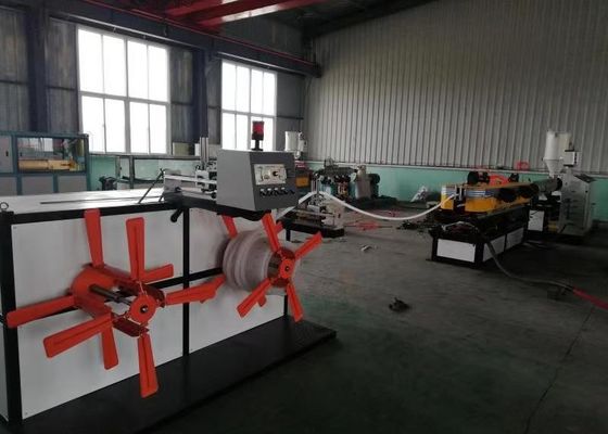 Linea ondulata a parete semplice 20kg/H dell'estrusione del tubo del PE del PVC pp che fa macchina