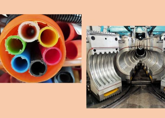 Linea ondulata doppia dell'estrusione di tubi di DWC per irrigazione