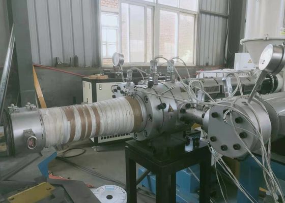 Min ondulato a parete semplice 110mm 315mm della macchina 20m/del tubo del PVC
