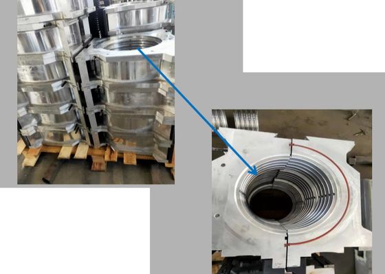 Linea di produzione ondulata doppia del tubo dell'HDPE ID200mm ID600 millimetro