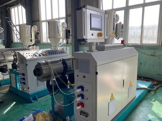 linea ondulata a parete semplice singola vite dell'estrusione del tubo del PE pp di 16-63mm