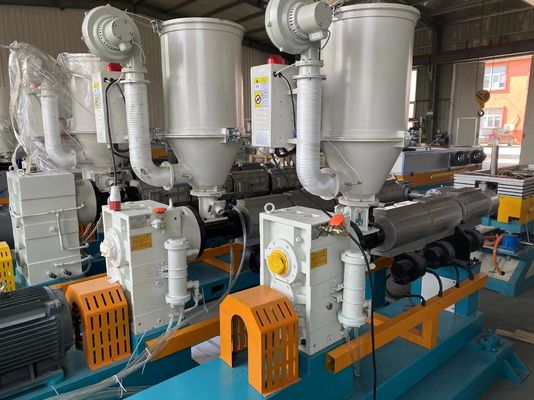 10m/linea ondulata a parete semplice di plastica minima linea dell'estrusione del tubo dell'estrusione del tubo flessibile della metropolitana